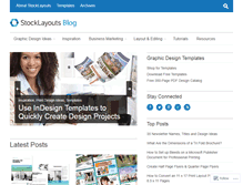 Tablet Screenshot of graphicdesign.stocklayouts.com